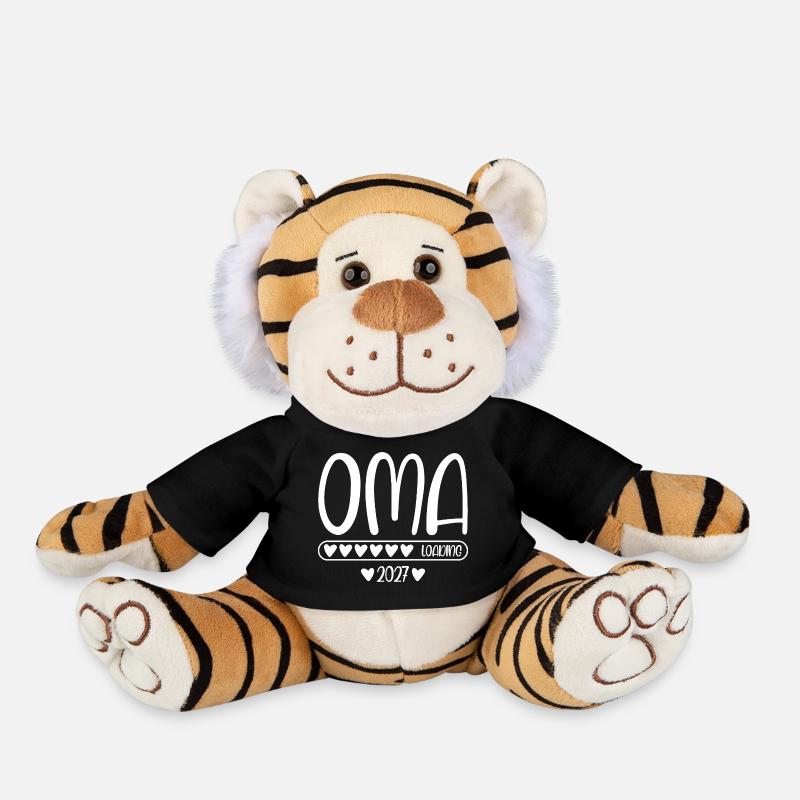 Grandma 2027 loading - Plush Tiger - black