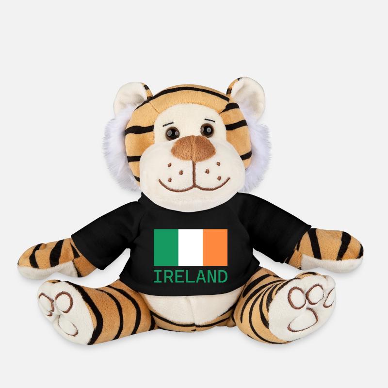 Irlande - Peluche Tigre - noir