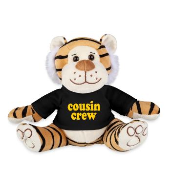 Cousin crew - Plüschtiger - Schwarz - Vorne