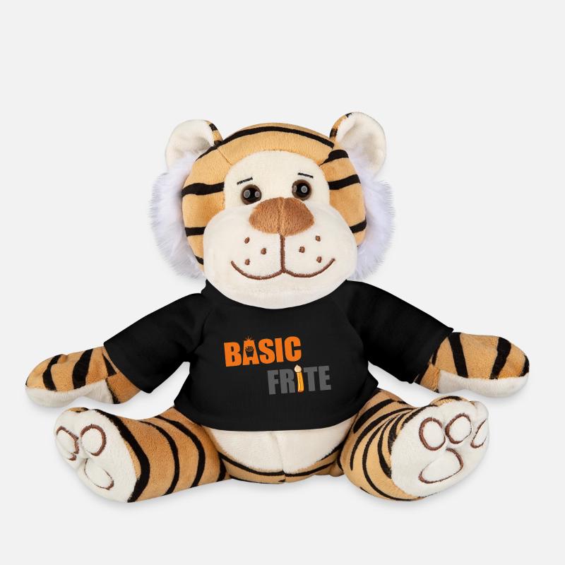 Basic fries 2 - Plush Tiger - black