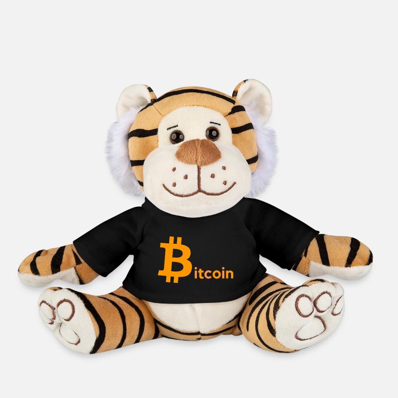 Bitcoin - Plüschtiger - Schwarz