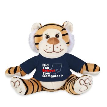 Did you reboot your computer? IT TECH - Plush Tiger - french navy - Front