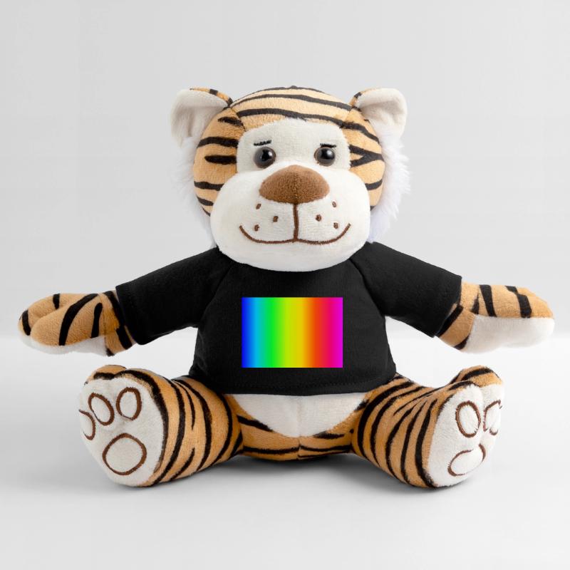 Gradient pattern in different colors Plush Tiger