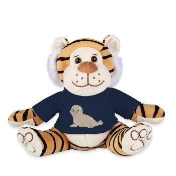 Lion de mer - Peluche Tigre - bleu marine - Devant