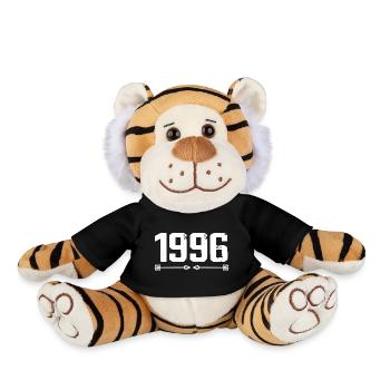 Né en 1996 Vintage 29 ans Cadeau d'anniversaire 30 - Peluche Tigre - noir - Devant
