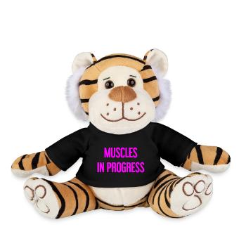 Muscles in Progress - Plush Tiger - black - Front