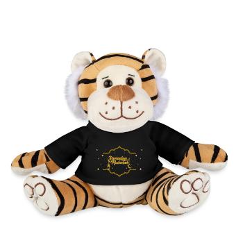 Ramadan Mubarak Golden Blessings - Plush Tiger - black - Front