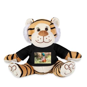 Male Mallard, wild duck (mallard) - Plush Tiger - black - Front