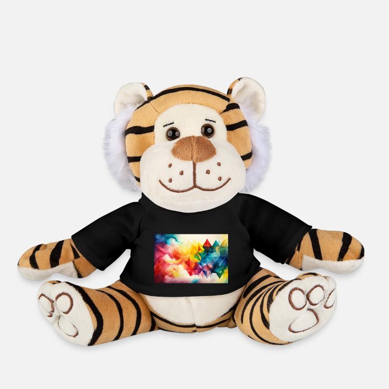 Couleur couleur - Peluche Tigre - noir
