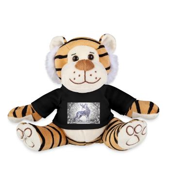 Mystic Animal 15 - Plush Tiger - black - Front