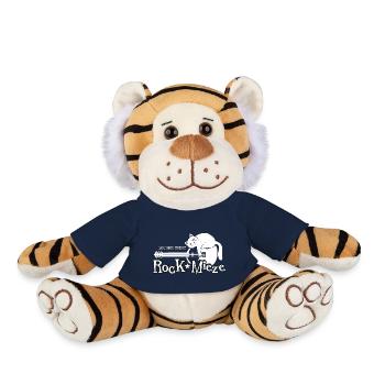 Rock Mieze, Hardrock, Katze, Katzenmama Geschenk - Plüschtiger - French Navy - Vorne