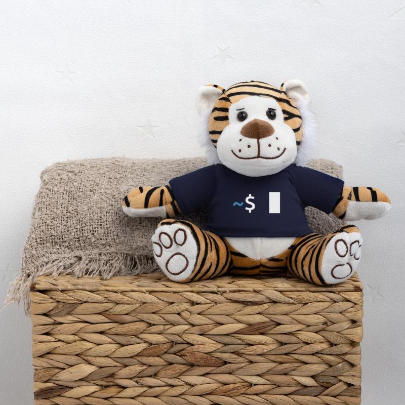 Linux Shell Command Plush Tiger