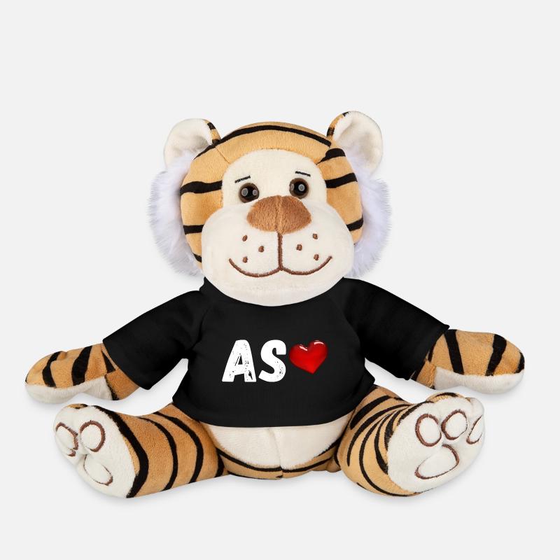 AS De Cœur - Peluche Tigre - noir