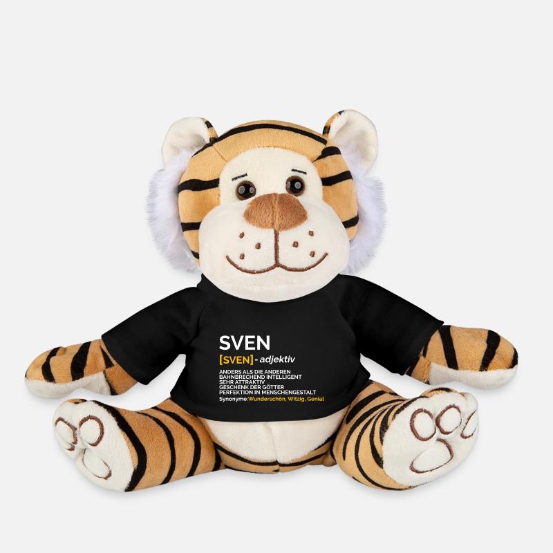 Sven - Plüschtiger - Schwarz