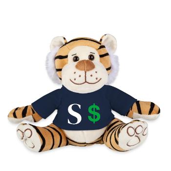 Buchstabe s Dollar - Plüschtiger - French Navy - Vorne