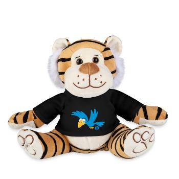 Rabe (c) - Krähe - Plush Tiger - black - Front