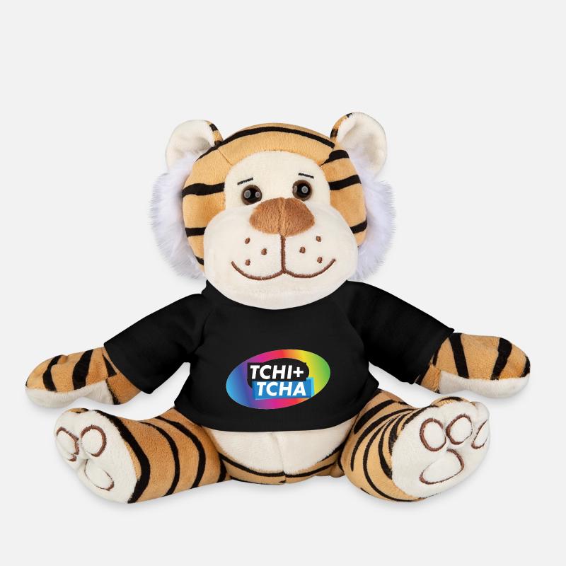 tchitcha - Peluche Tigre - noir