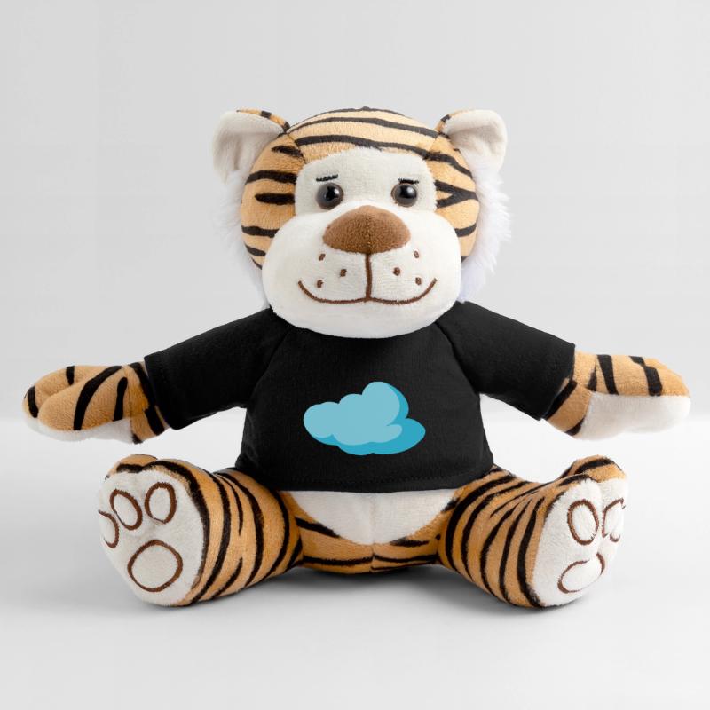 Cloud Blue Cloud Sky Gift Idea Plush Tiger