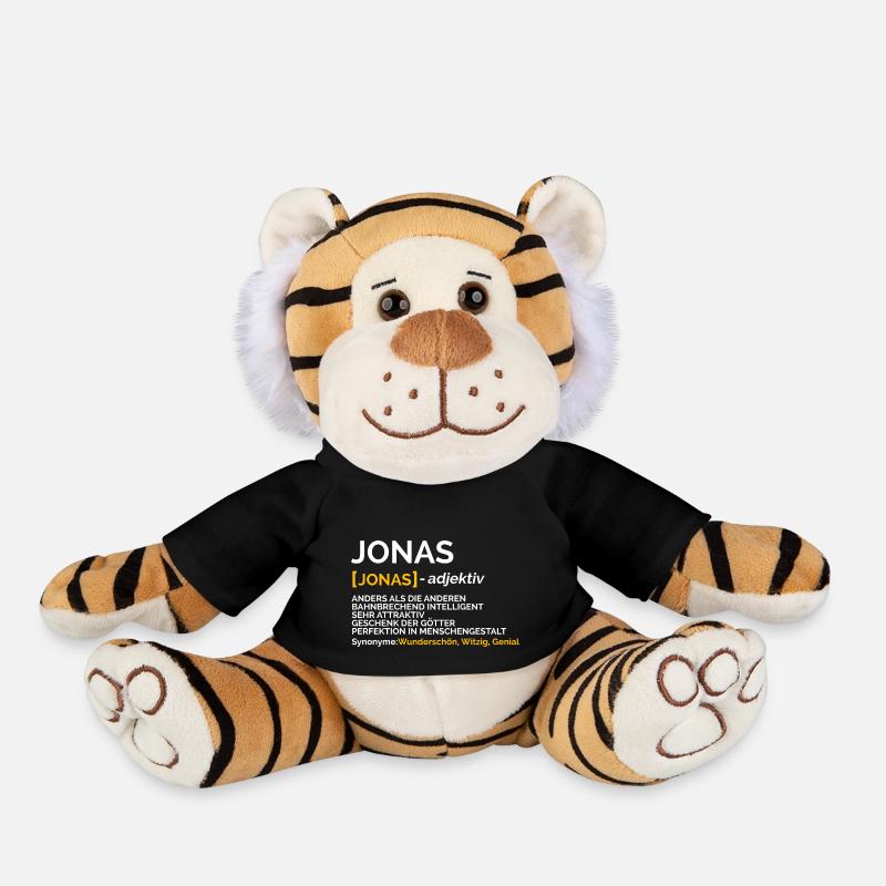 Jonas - Plüschtiger - Schwarz