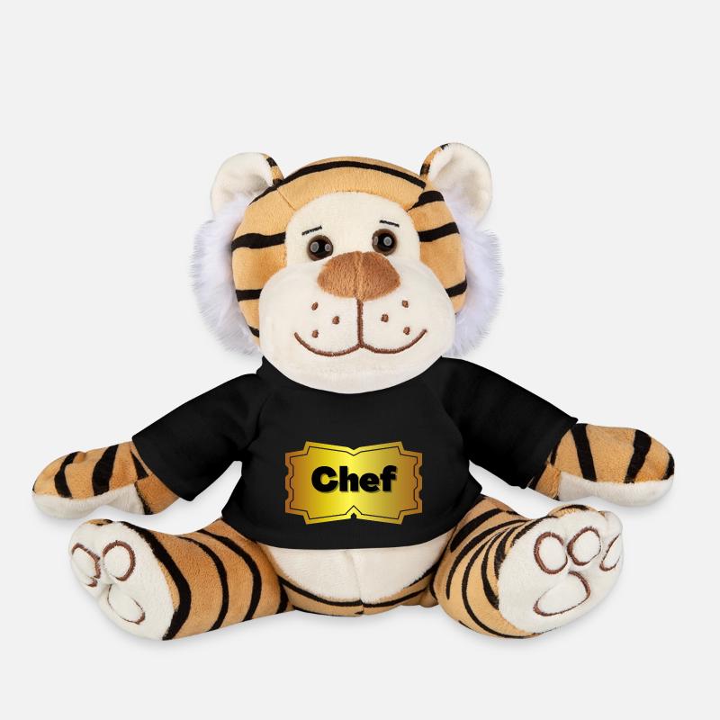 Patron - Peluche Tigre - noir