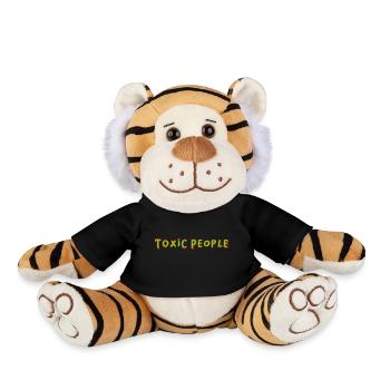 Toxic People - Plush Tiger - black - Front