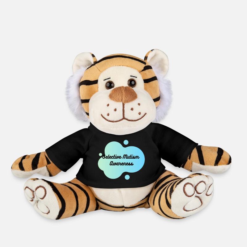 Selective Mutism Awareness | Selektiver Mutismus - Plüschtiger - Schwarz