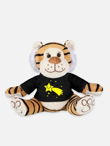 Sternschnuppe - Plüschtiger - Schwarz