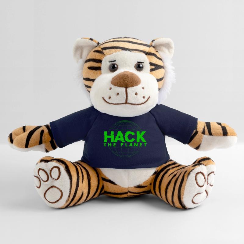 Hack the planet - For Computer Science & Computer Hackers Plush Tiger
