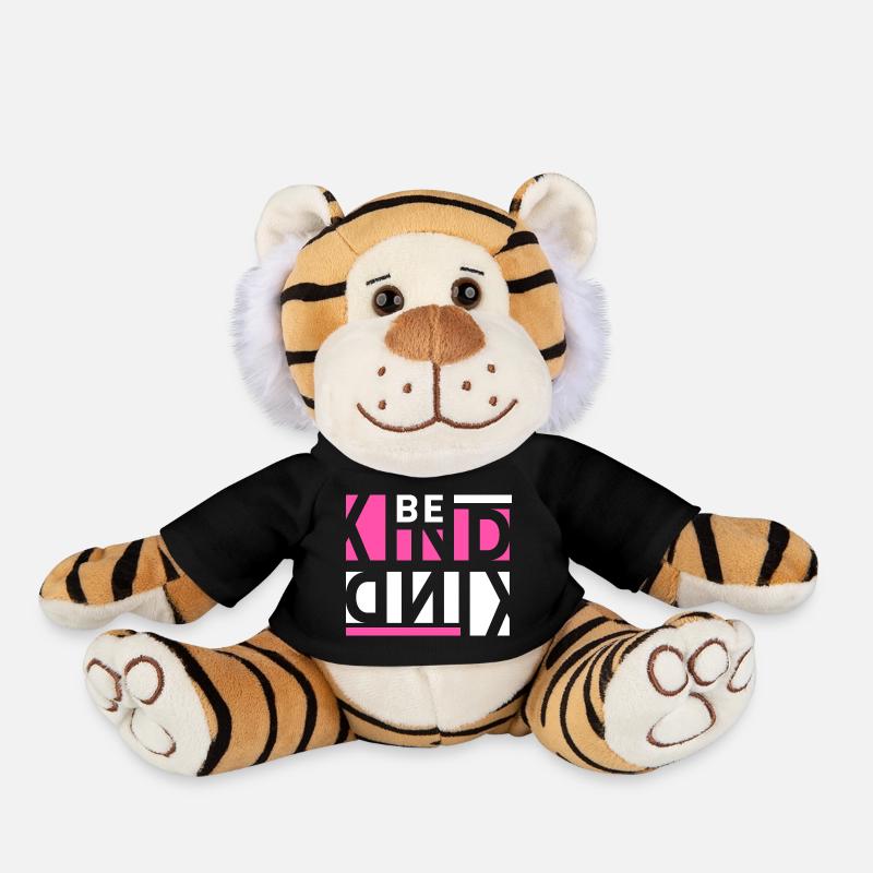 Soyez gentil - Peluche Tigre - noir