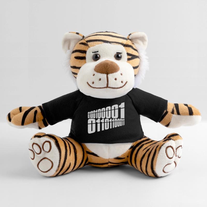 Langage de programme de code binaire Peluche Tigre