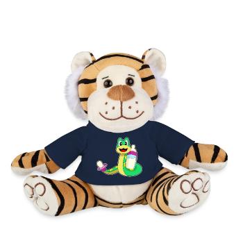 Snake Baby Bottle Milk - Plush Tiger - french navy - Front
