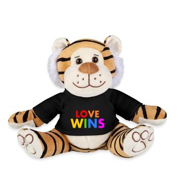 Love wins - Plüschtiger - Schwarz - Vorne