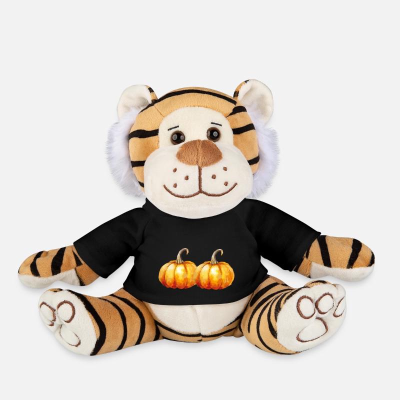 Gourdes - Peluche Tigre - noir