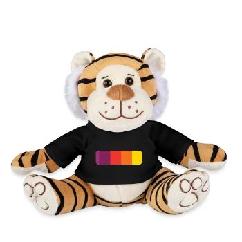 stripe - Plush Tiger - black - Front