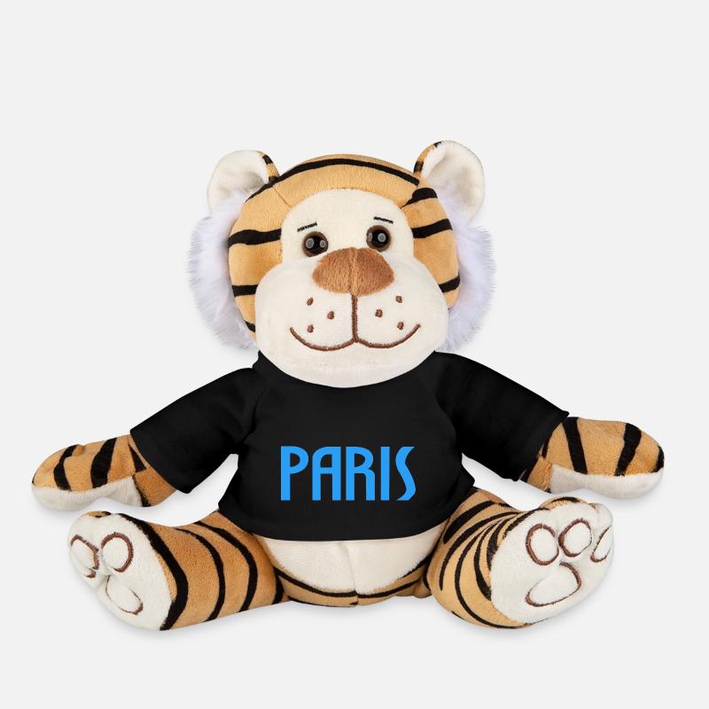 Paris - Plush Tiger - black