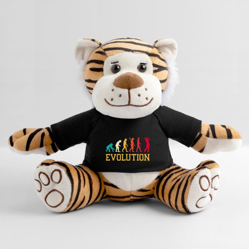Evolution Graphic Golfer Golf Player Golfing Golf Plüschtiger