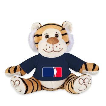 Basketball Logo - Plüschtiger - French Navy - Vorne