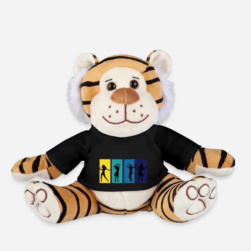 Danse Musique de danse - Peluche Tigre - noir