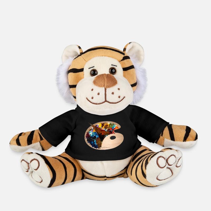 La palette de couleurs - Peluche Tigre - noir