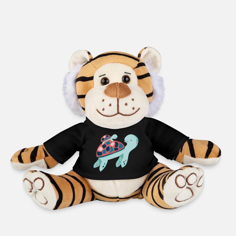 Schildkröte - Plüschtiger - Schwarz