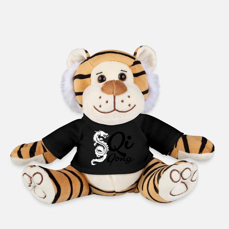 Qigong dragon - Plush Tiger - black