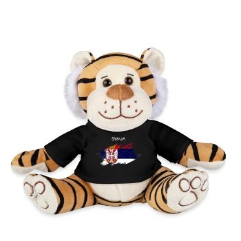 SRBIJA - Plüschtiger - Schwarz - Vorne