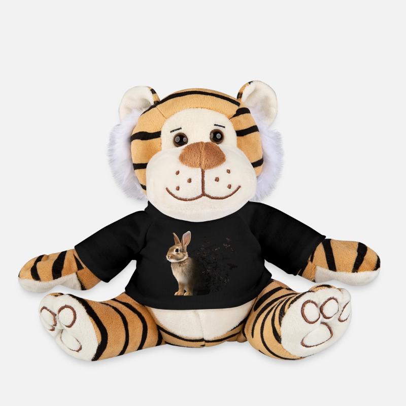 Kaninchen - Plüschtiger - Schwarz