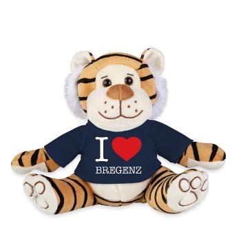 I LOVE BREGENZ - Plüschtiger - French Navy - Vorne