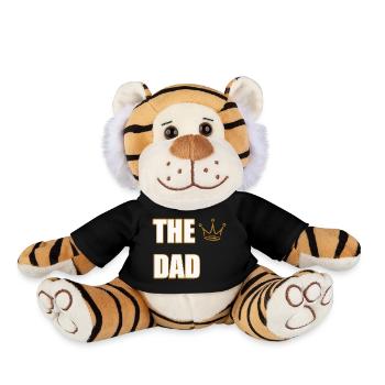 THE DAD – Bold & Classic Father Statement Design - Plüschtiger - Schwarz - Vorne