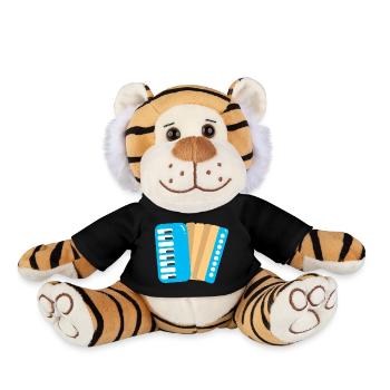 Accordion - Plush Tiger - black - Front