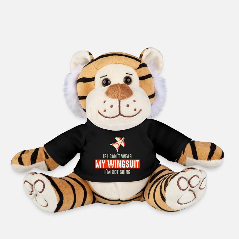 Wingsuit volant Base Jumping Parachutisme Wingsuit - Peluche Tigre - noir
