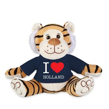 I LOVE HOLLAND - Plüschtiger - French Navy - Vorne