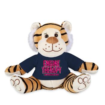 Camouflage de la scène de la Révision Moteur Mécanique - Peluche Tigre - bleu marine - Devant