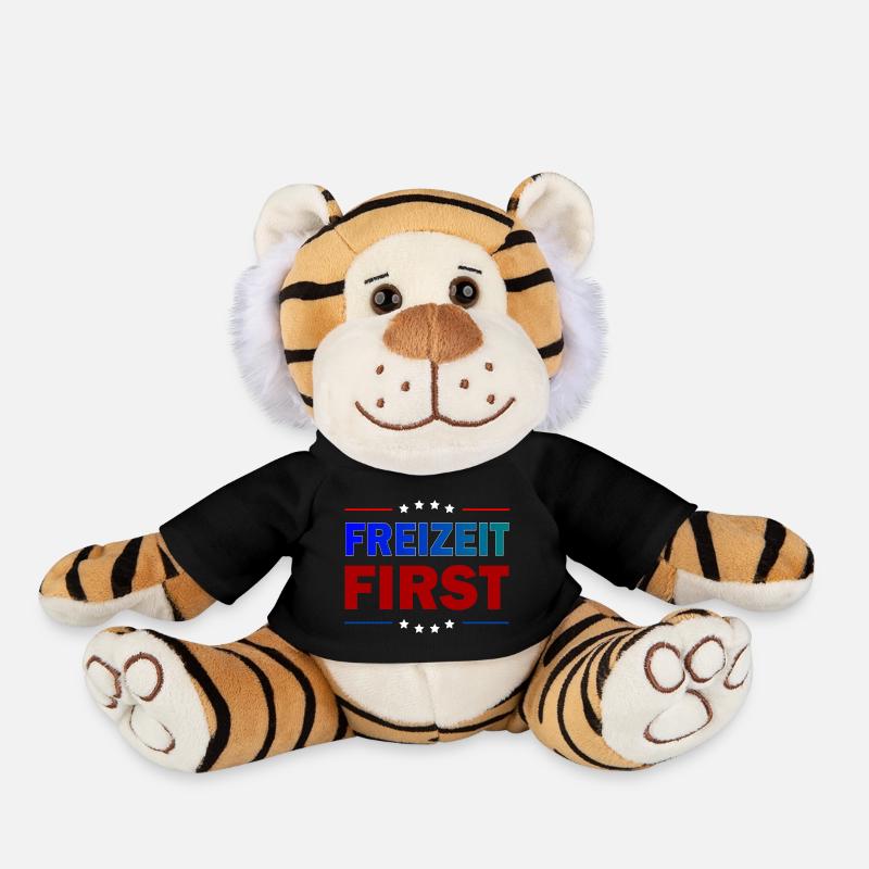 Activity First - Plush Tiger - black